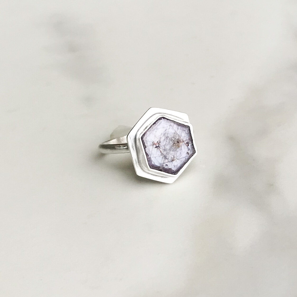 Ruby Slice Ring, size 7