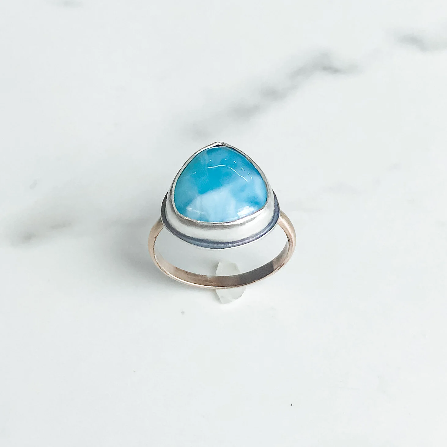 Riptide Larimar Ring, size 8.5