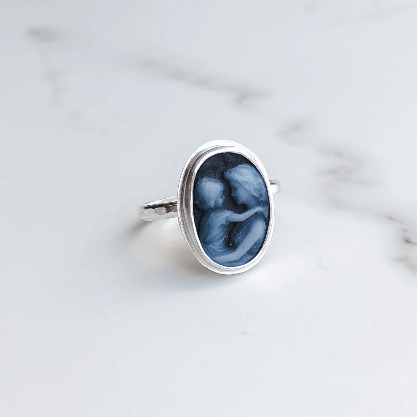 Mother and Child Cameo Ring