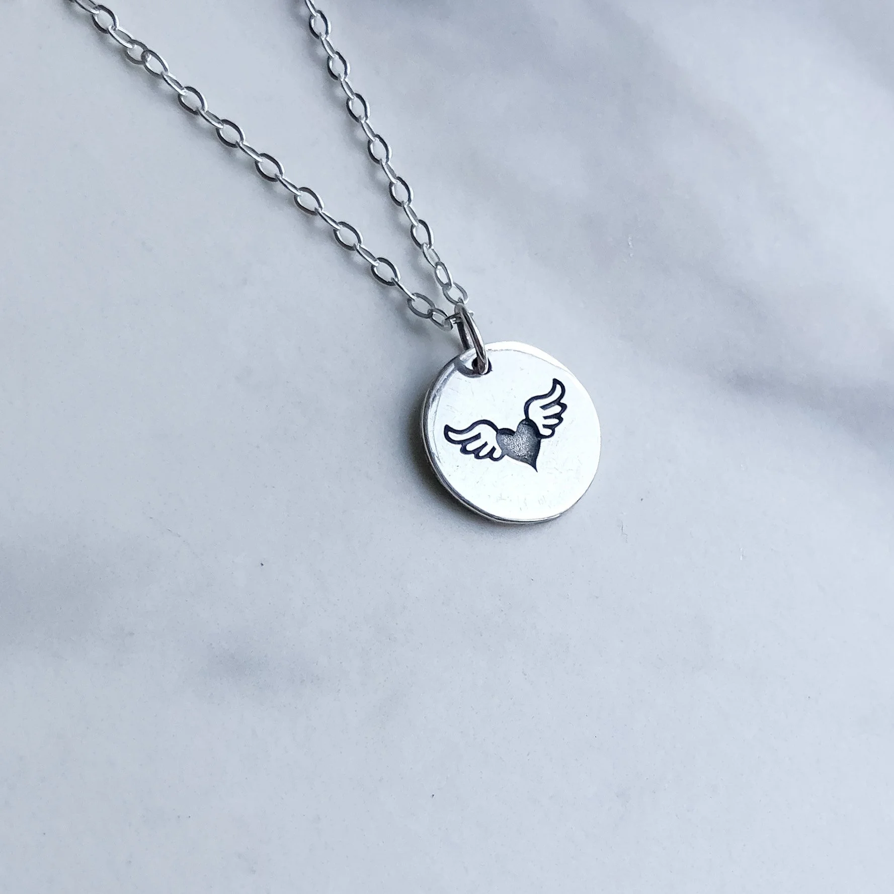 Winged Heart Necklace