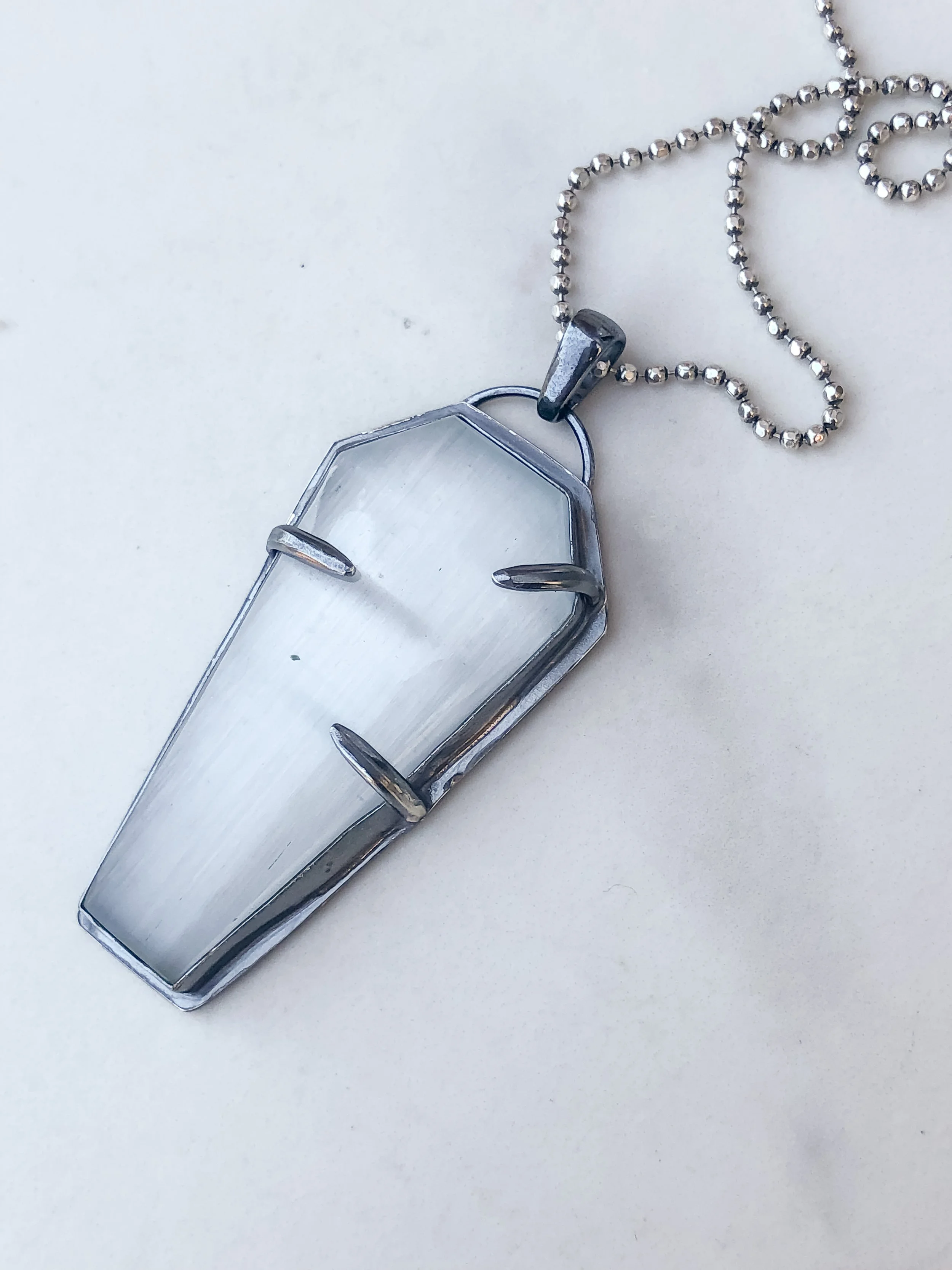 SIX FEET DEEP  Mona Lisa Stone Coffin Ring