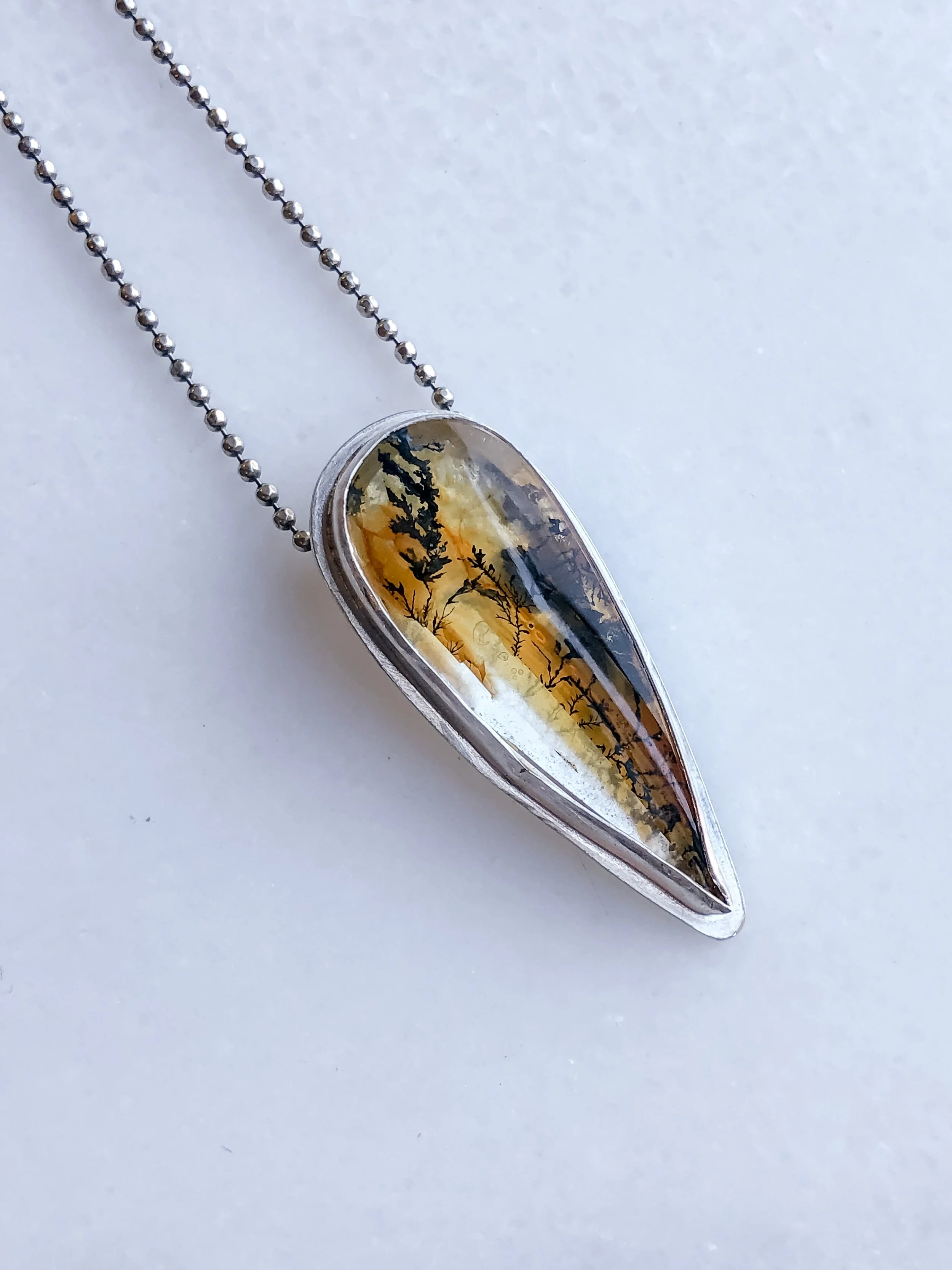 Quartz with Dendrite Necklace