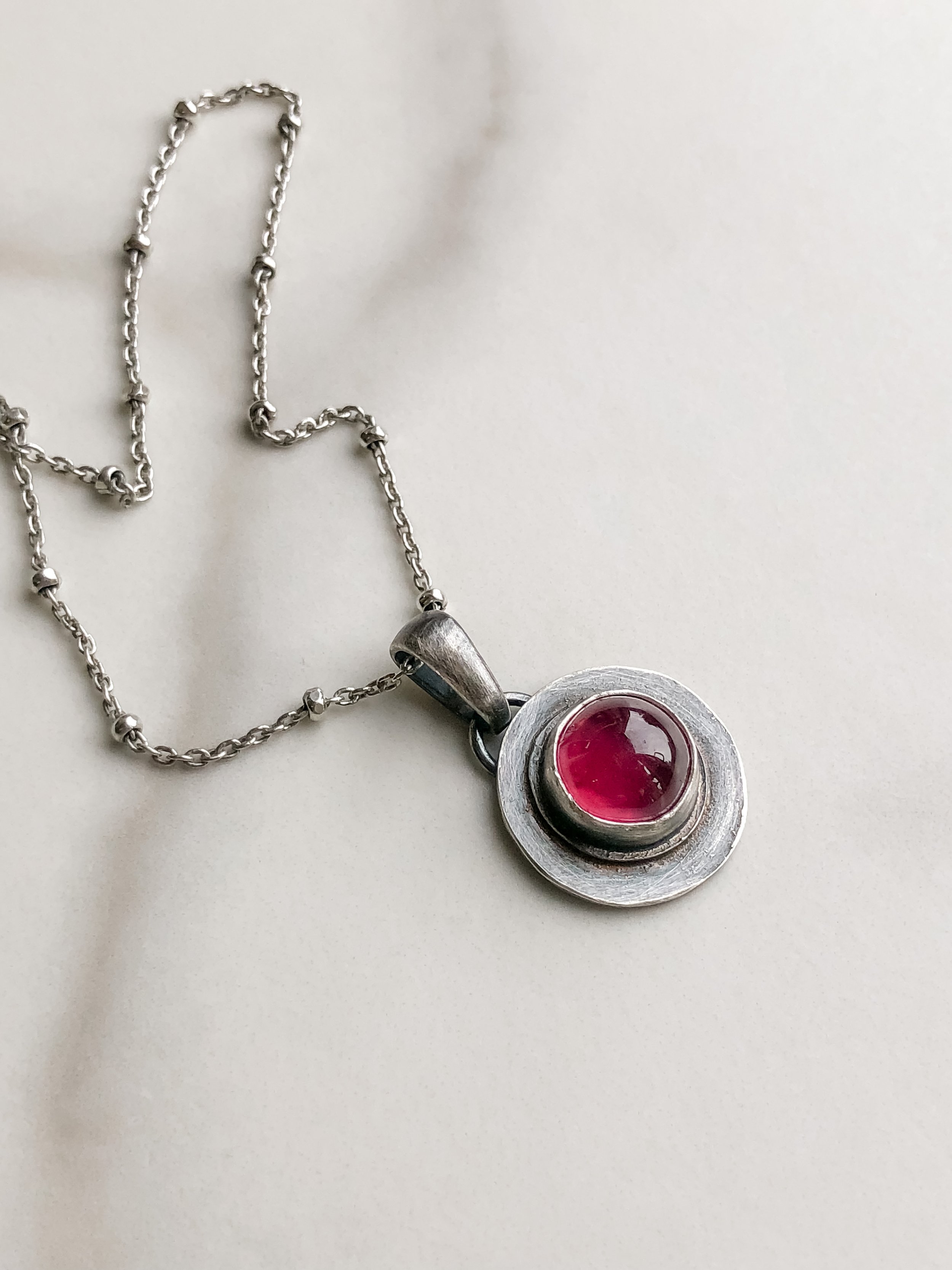 Ruby Necklace with Hidden Heart 04