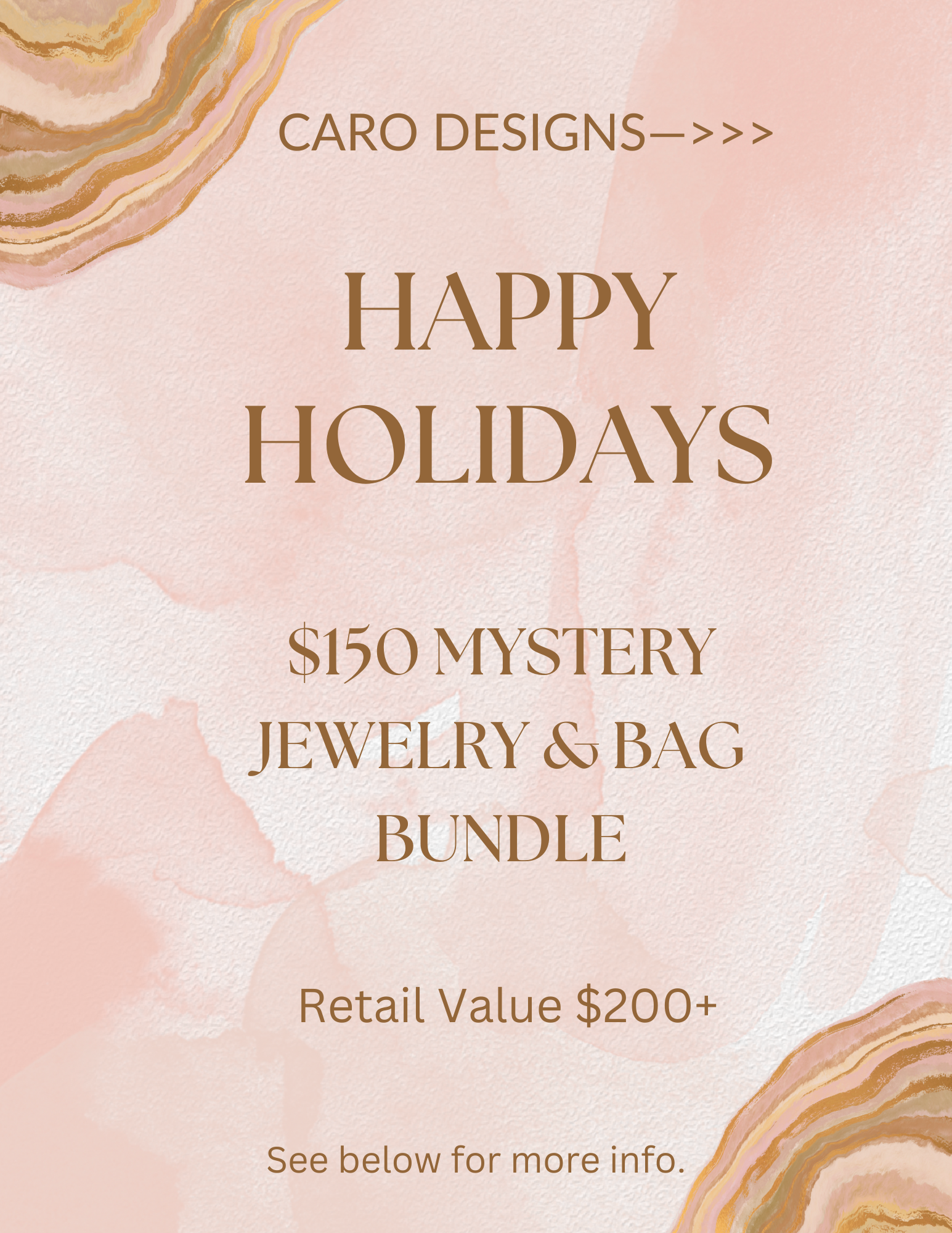 $150 Jewelry & Bag Mystery Bundle, $200 value