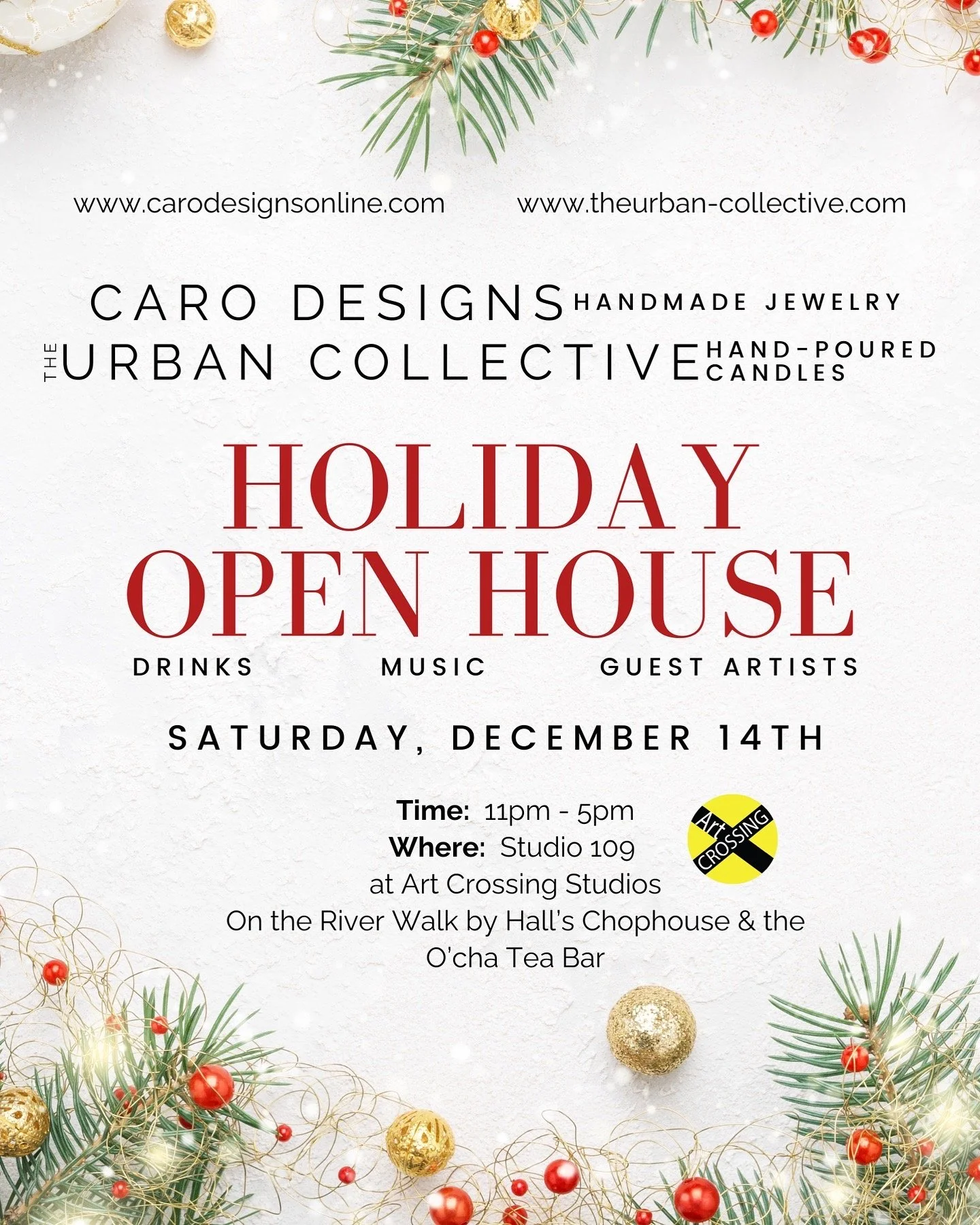 Holiday Open House with Urban Collective Candles