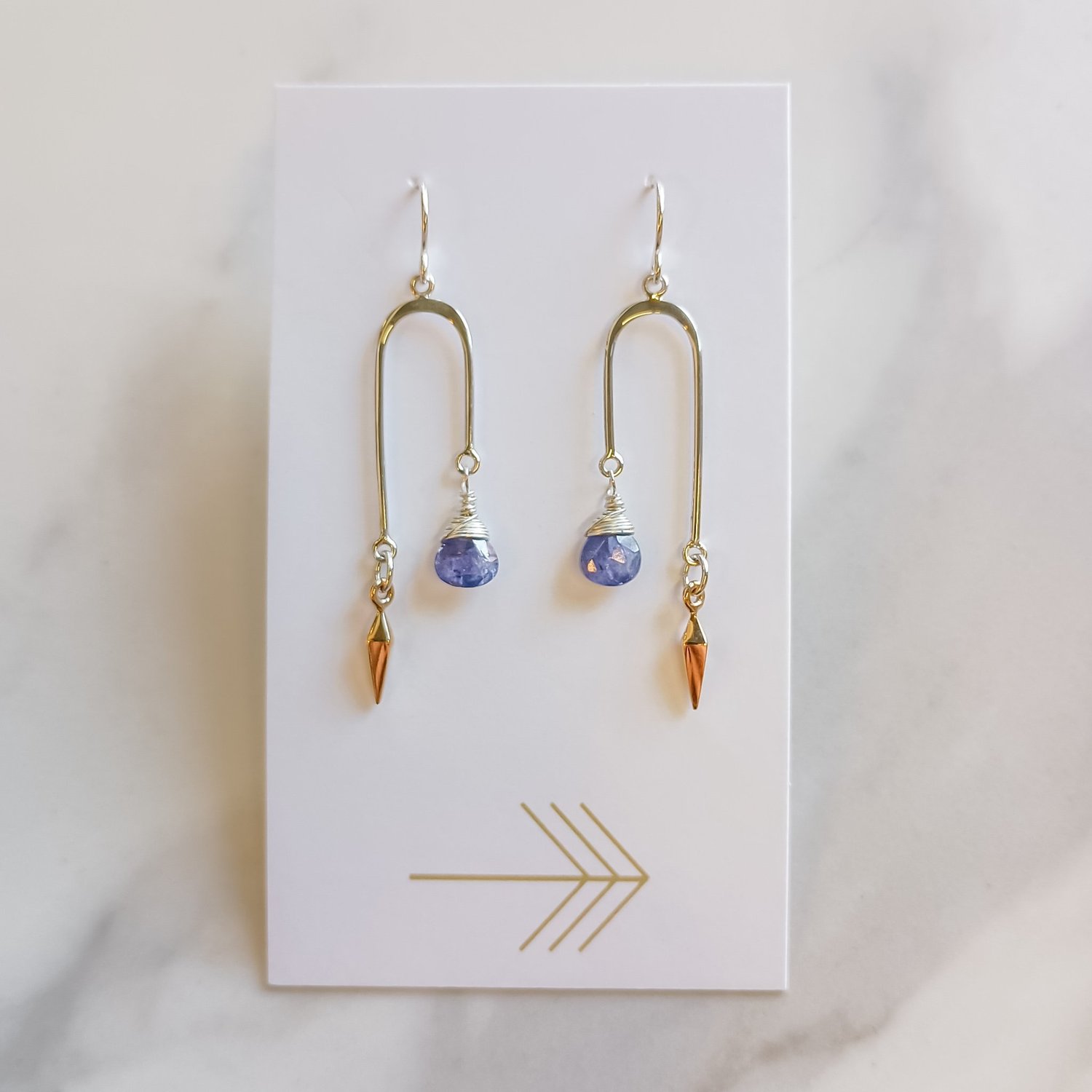 Silver Earrings Tanzanite Earrings Amazon Women Fashion Natural