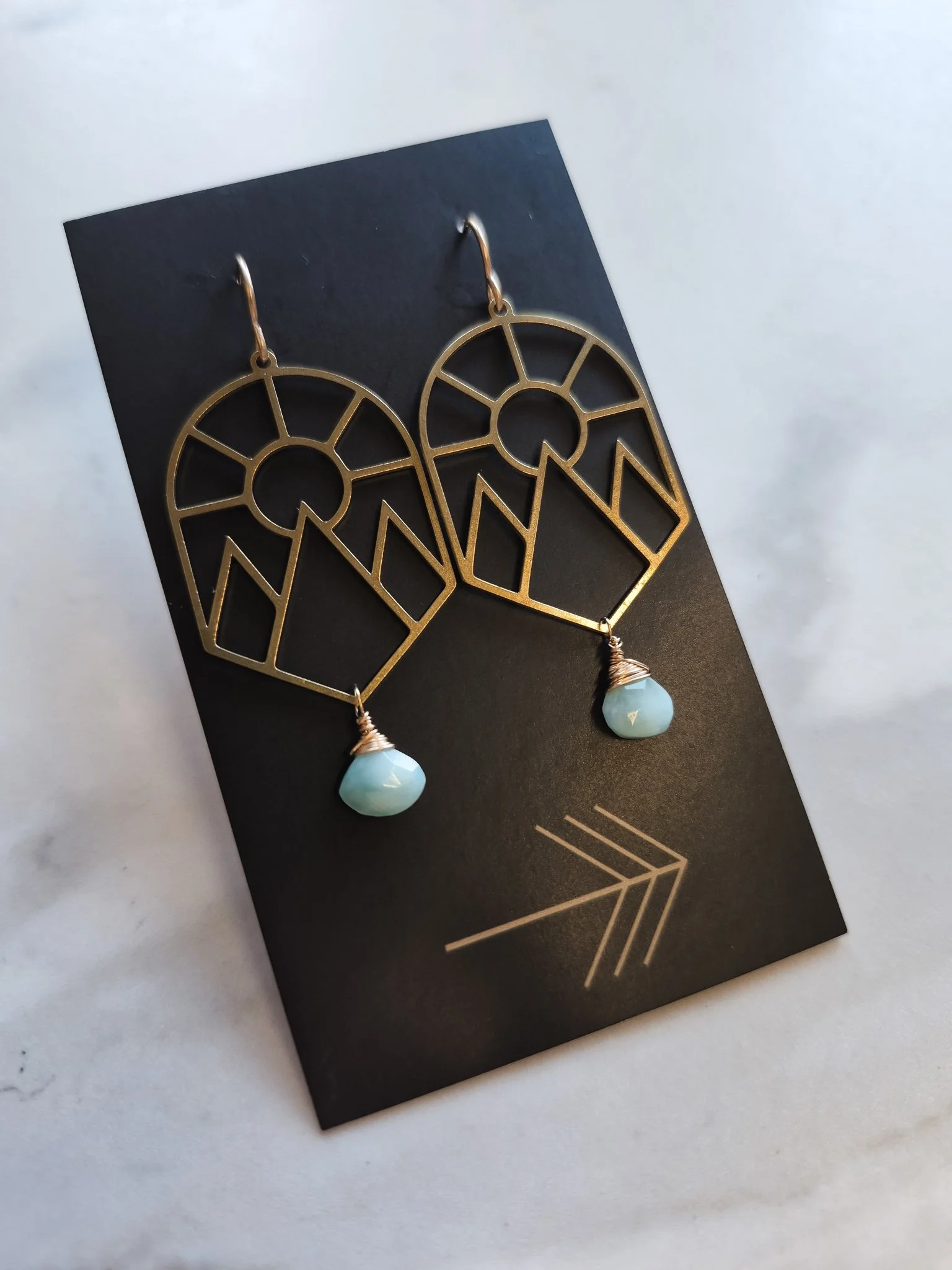 Deco Mountain Sunrise