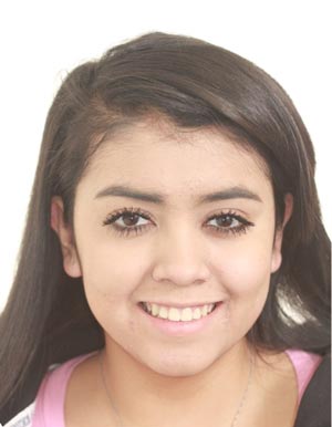 Young girl with perfect teeth