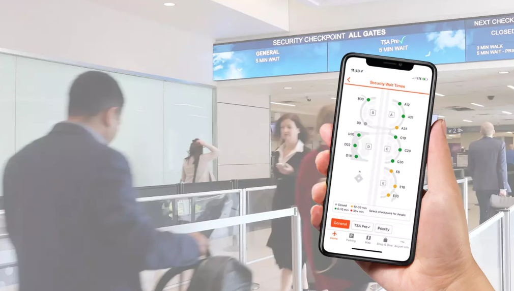 DFW国際空港、保安検査場の待ち時間が携帯からわかる新機能