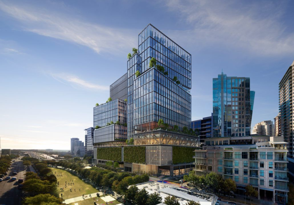 ダラス・アップタウン、最も高層なオフィスビルが誕生する