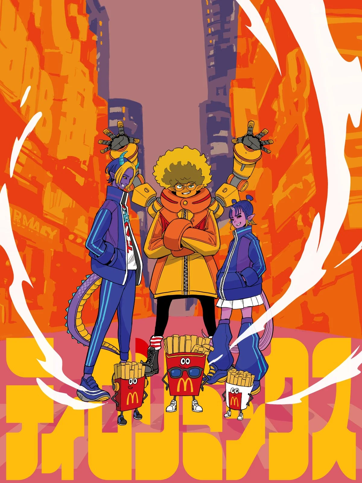 ダラスに2度訪問したAcky Bright、日本マクドナルドのプロモーションでYOASOBIとVaundyのキャラクターデザインを担当