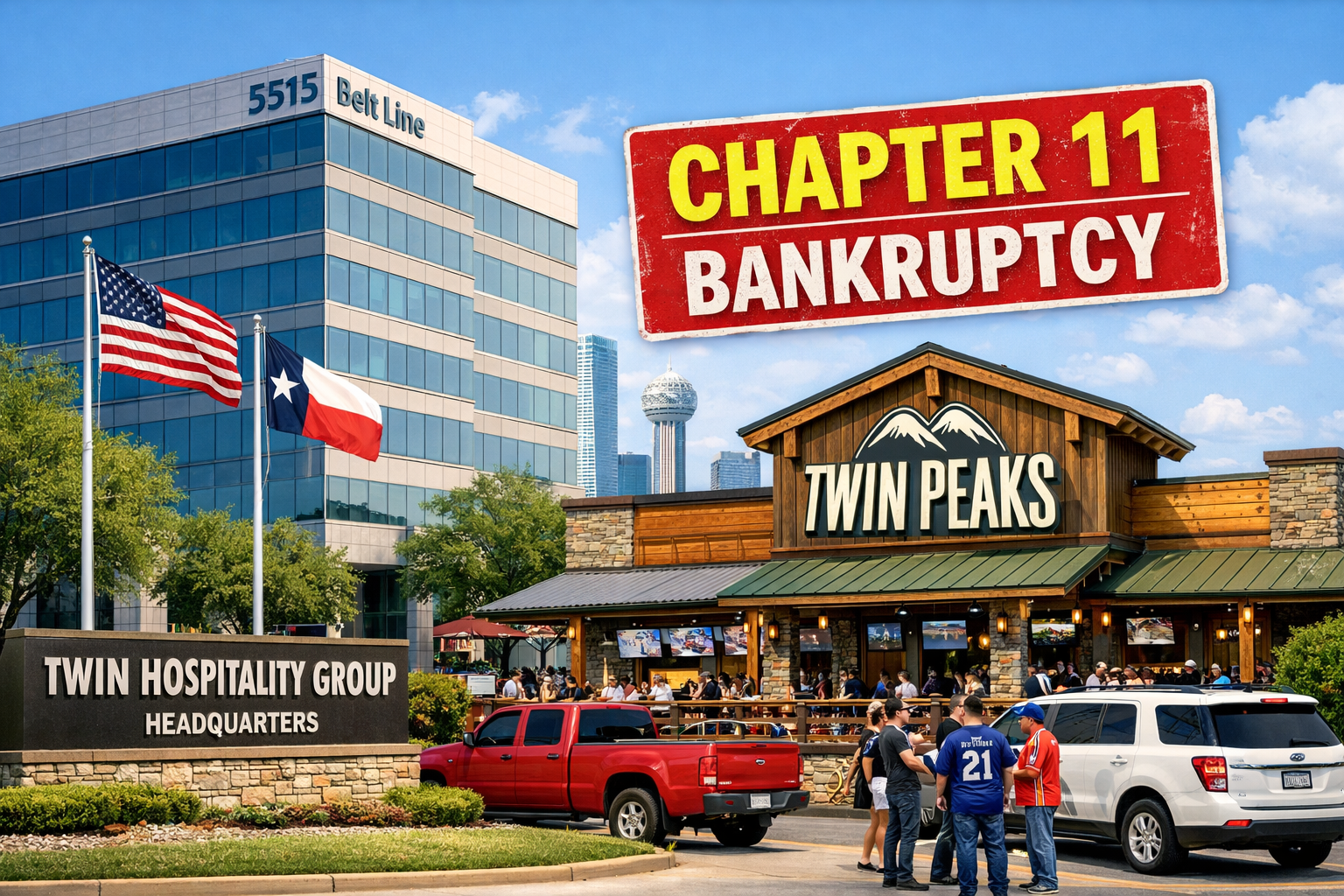 ダラス拠点Twin Peaks親会社、Chapter 11破産申請で店舗継続