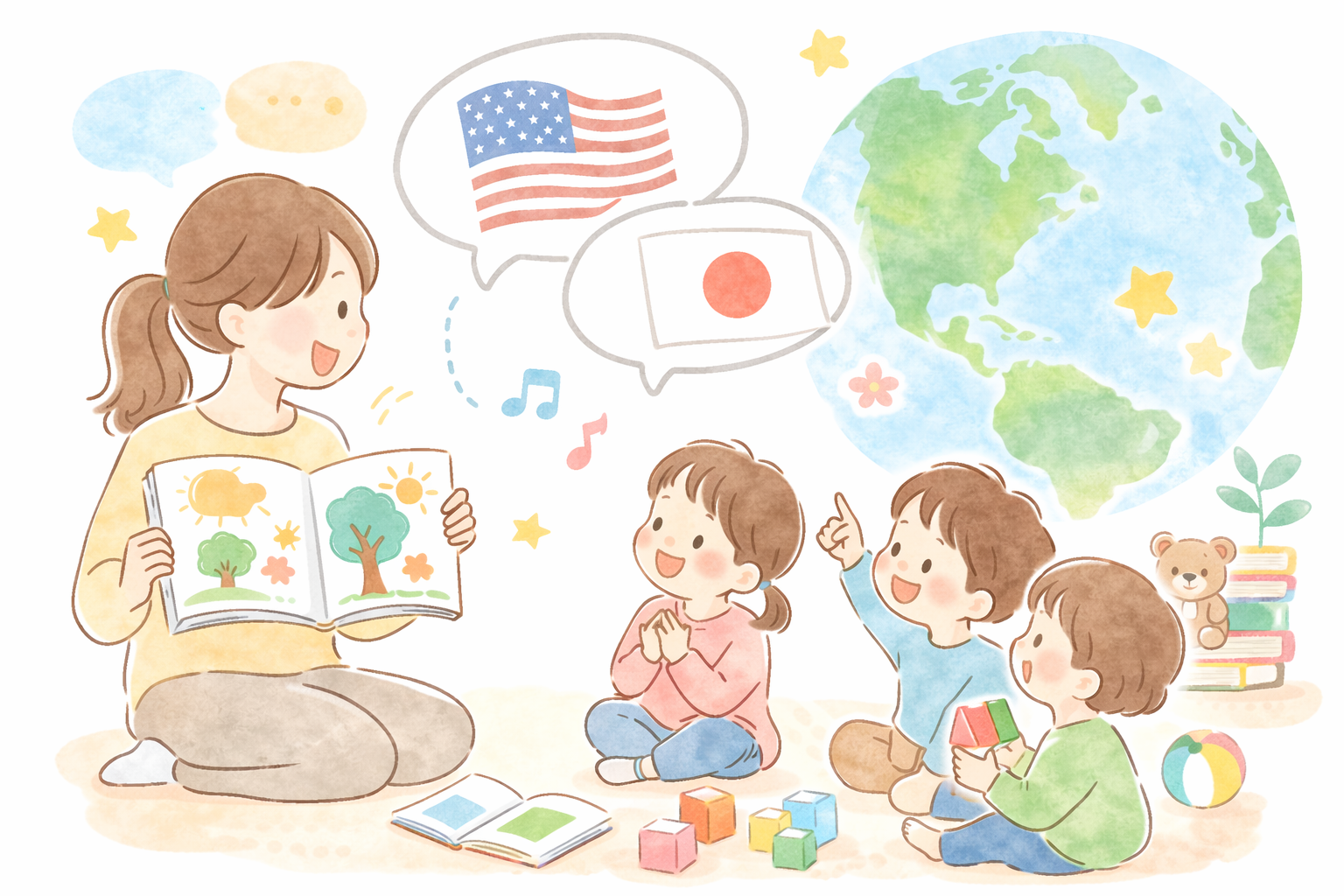 日本語は家だけで大丈夫？キンダーガーテンまでに育てたい日本語力【西大和学園サマーキャンプ募集中】