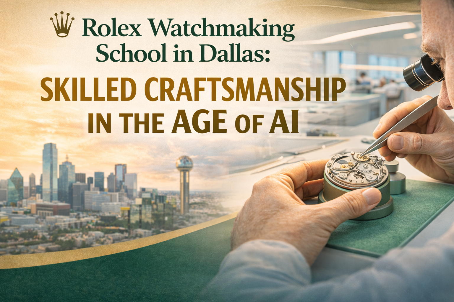 ダラスの「ロレックス時計学校」が示すAI時代の「手に職」戦略
