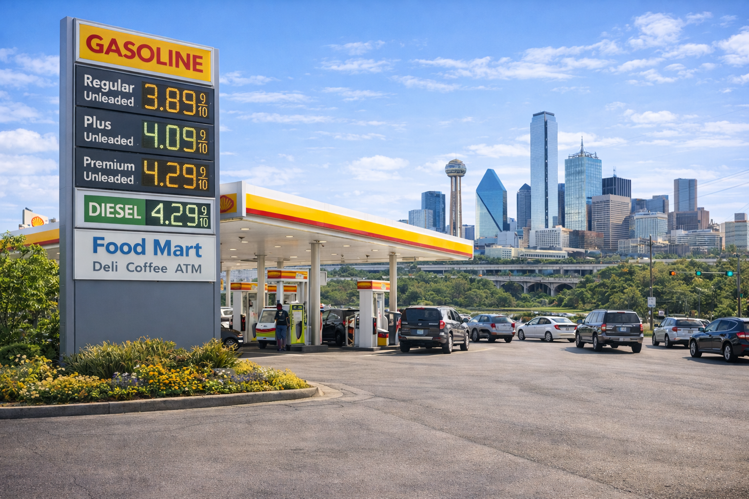 ダラスのガソリン価格が急騰、家計と物流に広がる影響