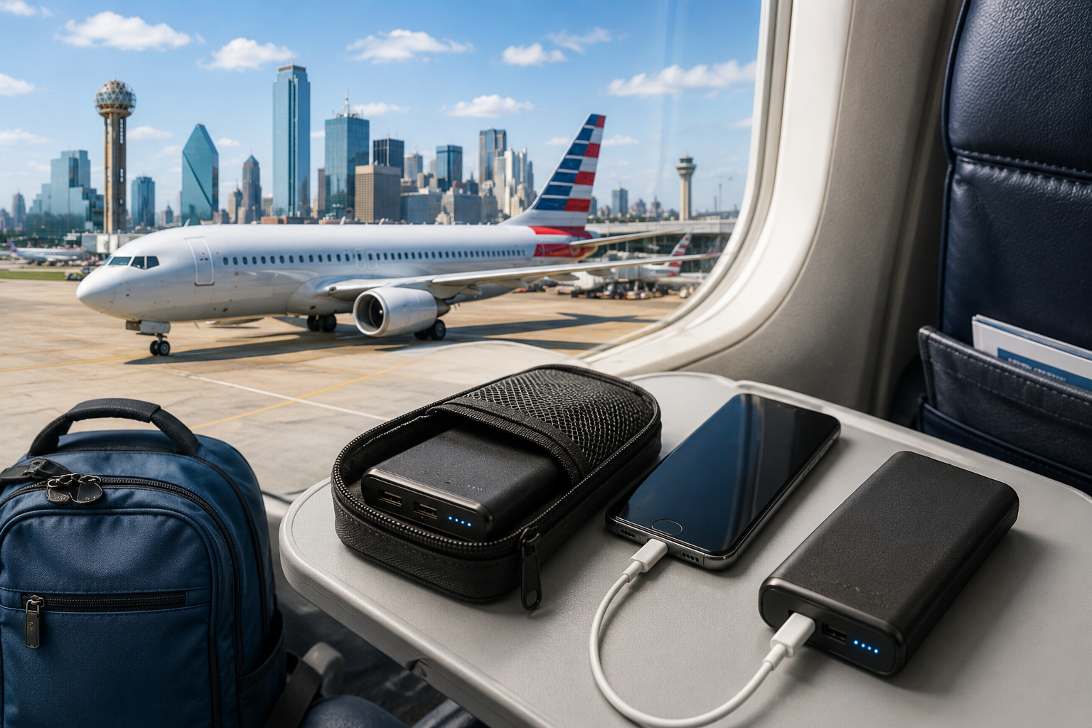 アメリカン航空のモバイルバッテリー新ルール【ダラス旅行で要注意】