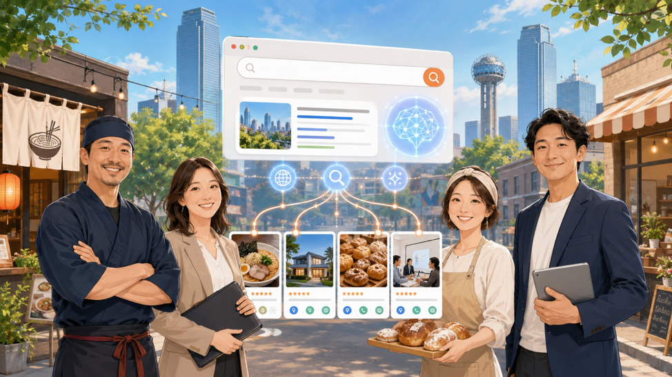 GoogleよりもAIに聞く時代が来た。DFW在住日本人オーナーが今すぐ対応すべきWebサイトの新常識