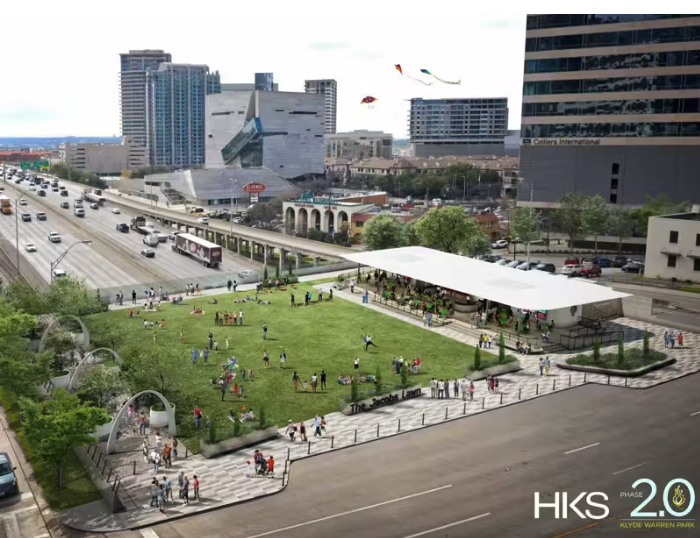 ダラス中心部の人気公園が進化「Klyde Warren Park」拡張計画