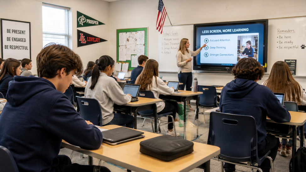 テキサスの学校でスマホ禁止の次の議論へ　授業中のタブレット・PC使用時間を制限する動きが北テキサスでも