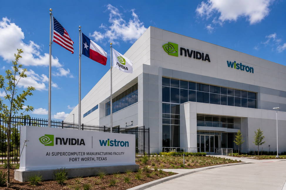 NVIDIAとウィストロンがフォートワースでAIスーパーコンピューター工場を開所