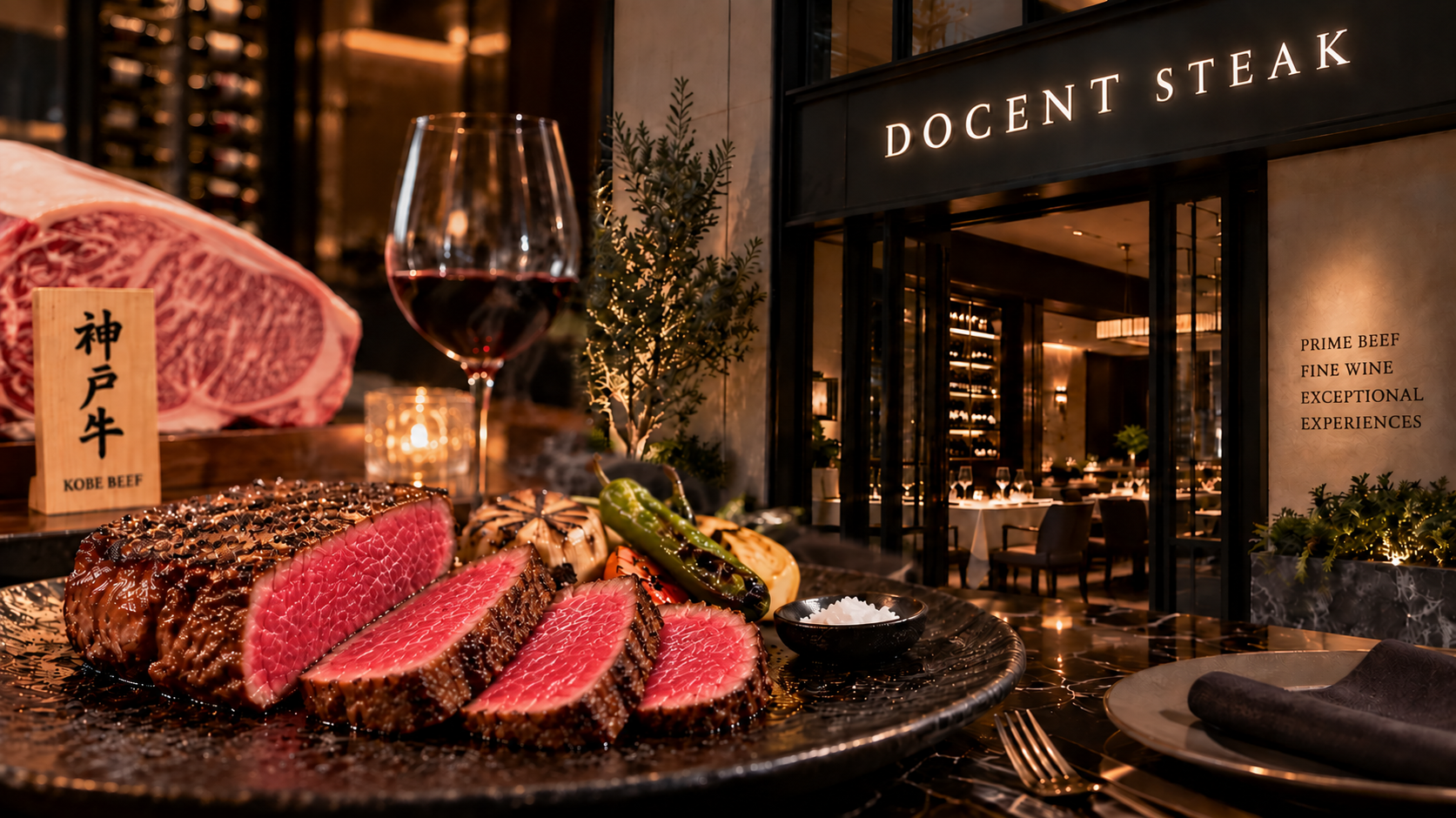 ダラス・ハーウッド地区に神戸牛の高級ステーキ店「Docent Steak」開業
