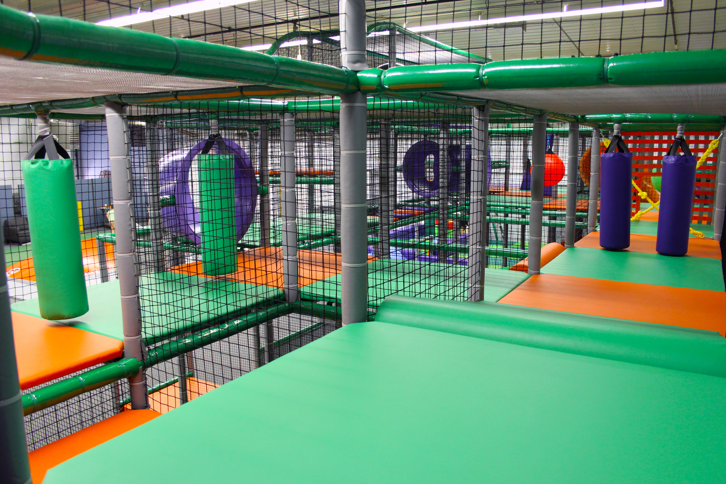 Play Away's indoor playground in London, Ontario.