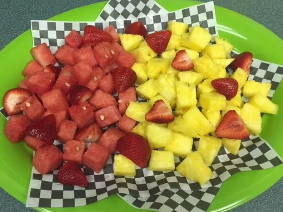 Add a Fruit Plate in the Party Extras - 3lb seasonal fruits (3-4 kinds)