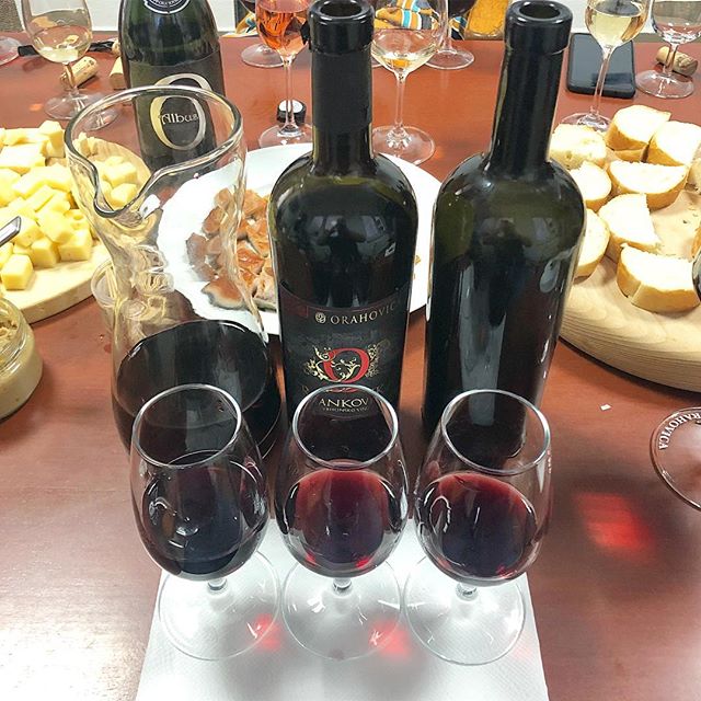 Vertical tasting of 2012 2013 2015 Frankovka (Blaufränkisch) — just three of many others this Saturday — with the wonderful enologist Ivana Nemet of #pporahovica. We experienced this wine first at @vinart_grand_tasting two years ago and are so happy to have finally made it to the location in Slavonia. Keep a look out: Orahovica can give you tasty and accessible intro-level wines as well as expertly-crafted, delicious gems.
...
...
...
...
#winetime #wineoclock #wine #blaufränkisch #frankovka #croatia #croatianwine #slavonia #visitslavonia #winesofcroatia #hrvatska #tasty #orahovica #winetasting #winetravel
