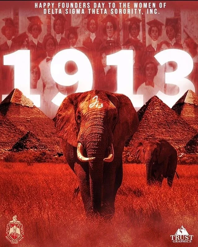 Happy Founders&rsquo; Day to the #DevastatingDivas of #DeltaSigmaTheta Sorority, Inc. &diams;️ 🐘 #YoOop