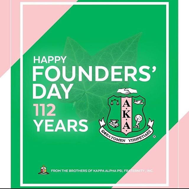 Happy Founders&rsquo; Day to the lovely ladies of #AlphaKappaAlpha Sorority, Inc. 🐰 🐸