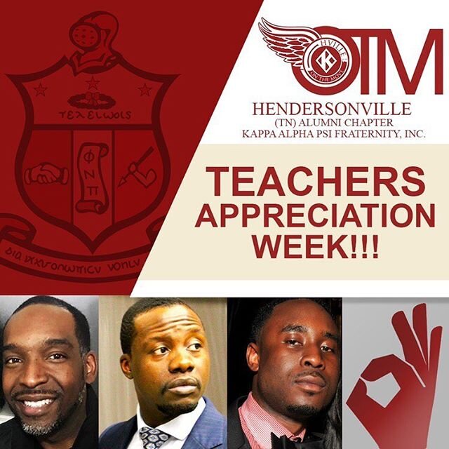 #TeacherAppreciationWeek S/O to all the teachers out there making a difference! 👌🏾👌🏾👌🏾and a special Yo! to the Hville Nupe teachers!!!