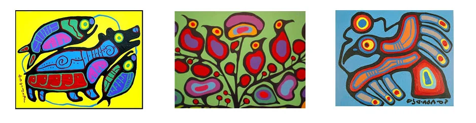 Samples of Norval Mourrisseau's art
