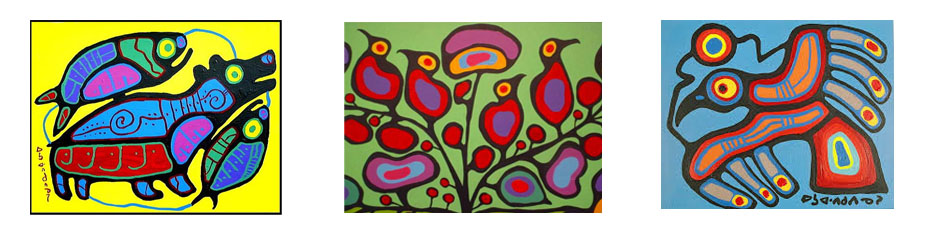 Samples of Norval Mourrisseau's art