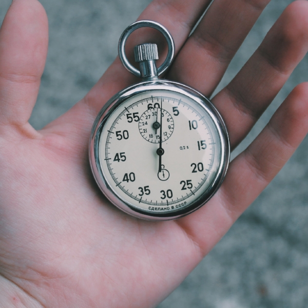 Respect the clock.