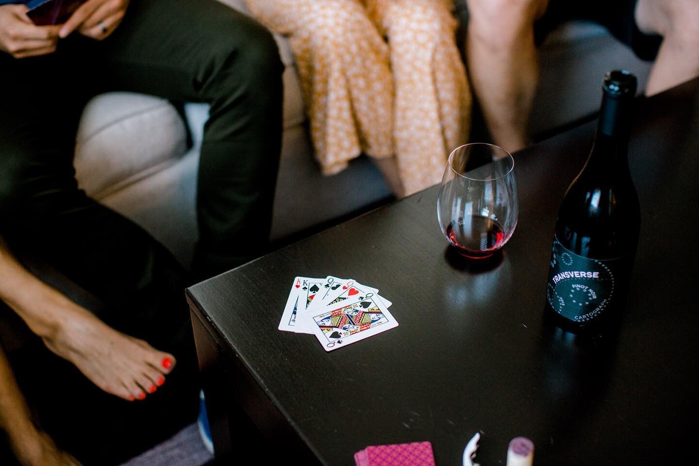 We&rsquo;ve got the spacious living room and the playing cards; you bring your friends and a good bottle of wine. Kick back and relax. It&rsquo;s the weekend! #ThisIsHealdsburg