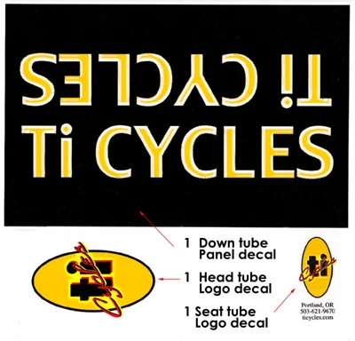TERR204 STICKERS DECALS TERROT vélo bike bicycle