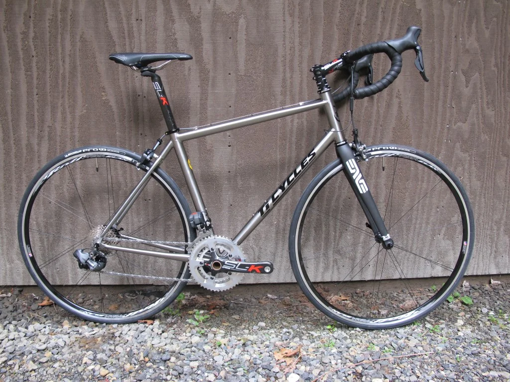 Custom Titanium Frame — TI CYCLES FABRICATION