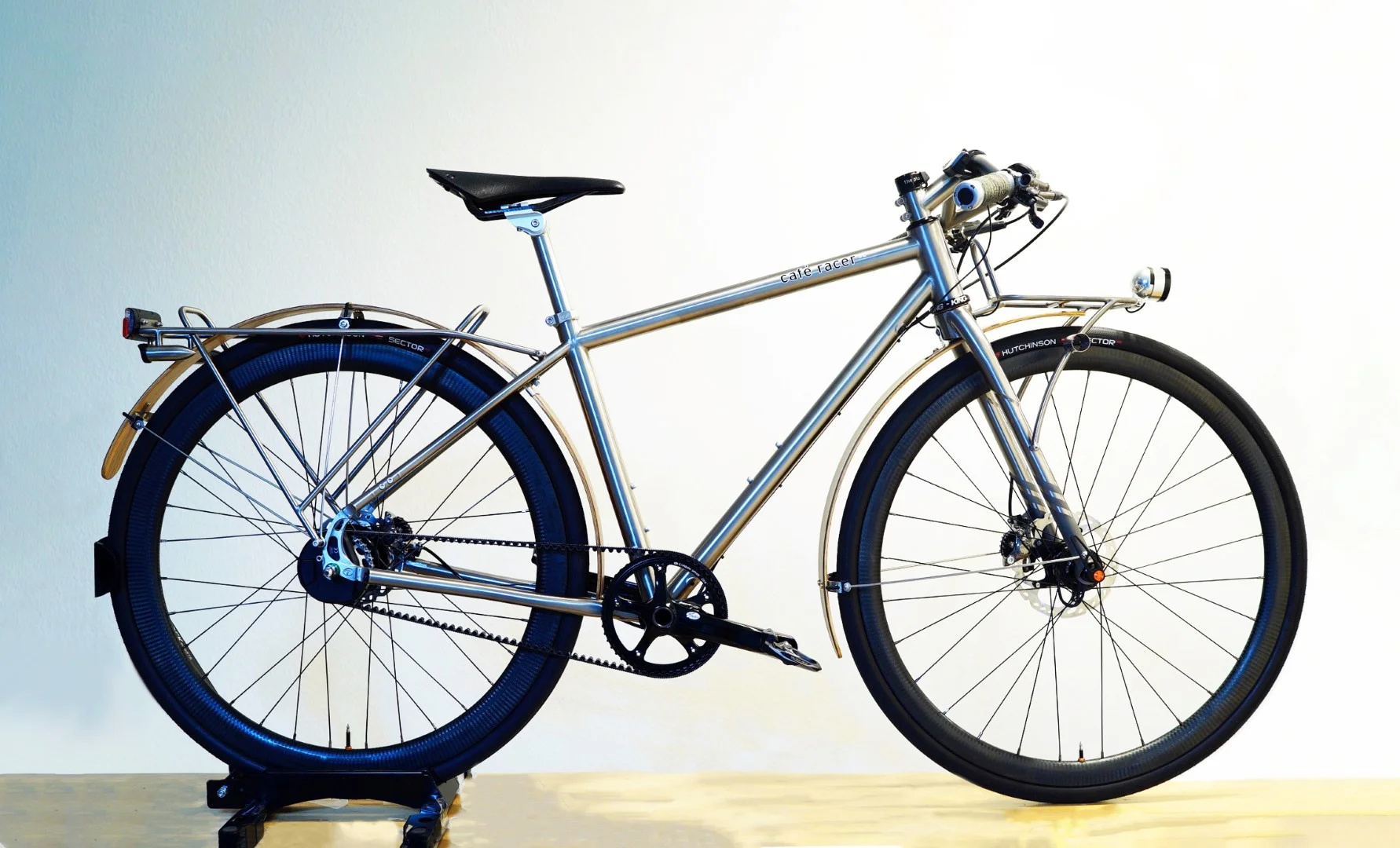 Custom Titanium Racks + Bits for Seven Cafe Racer