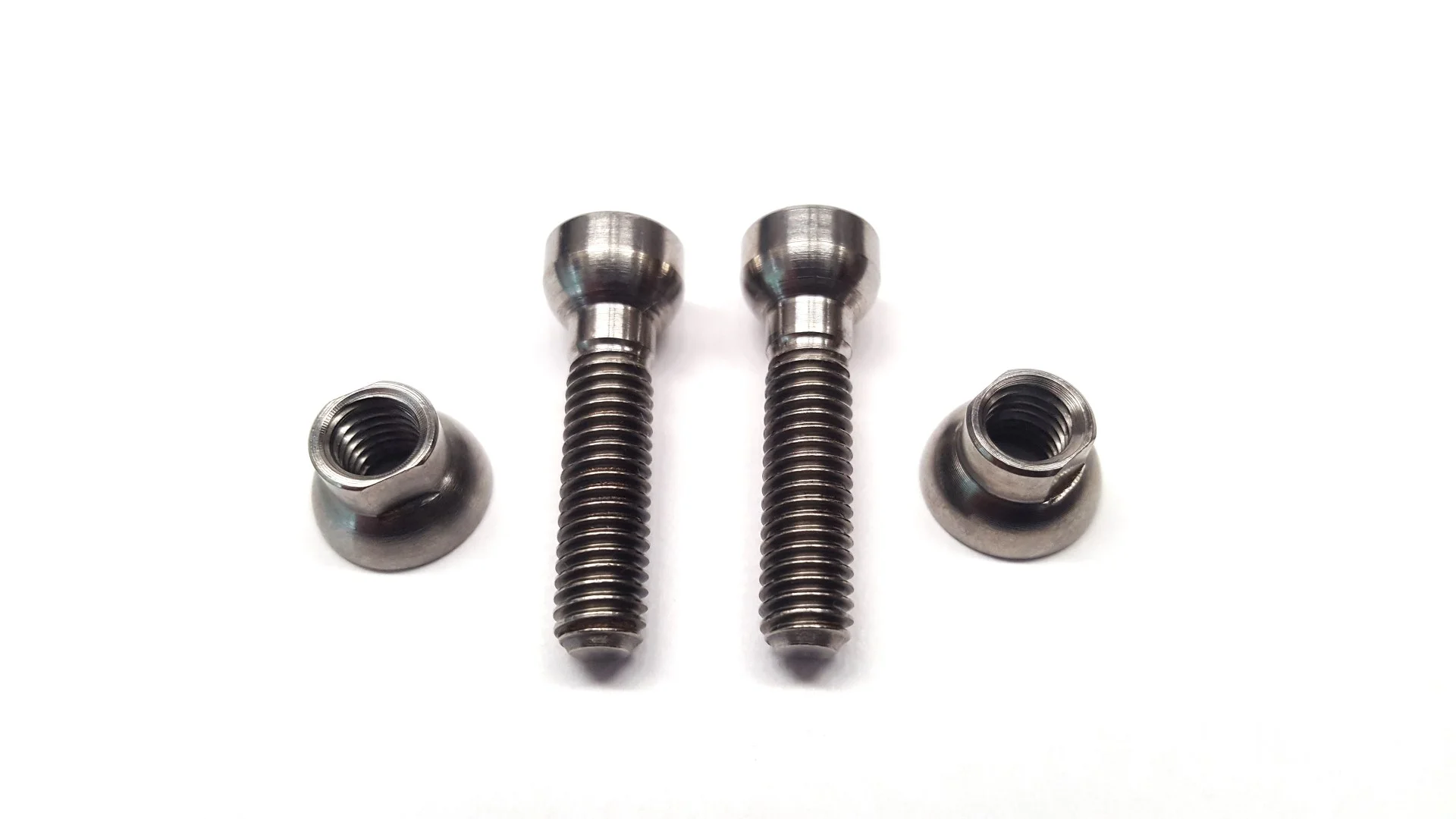 Titanium Seatpost Bolt Nut Set for Ti Cycles Zero and 10mm SETBACK