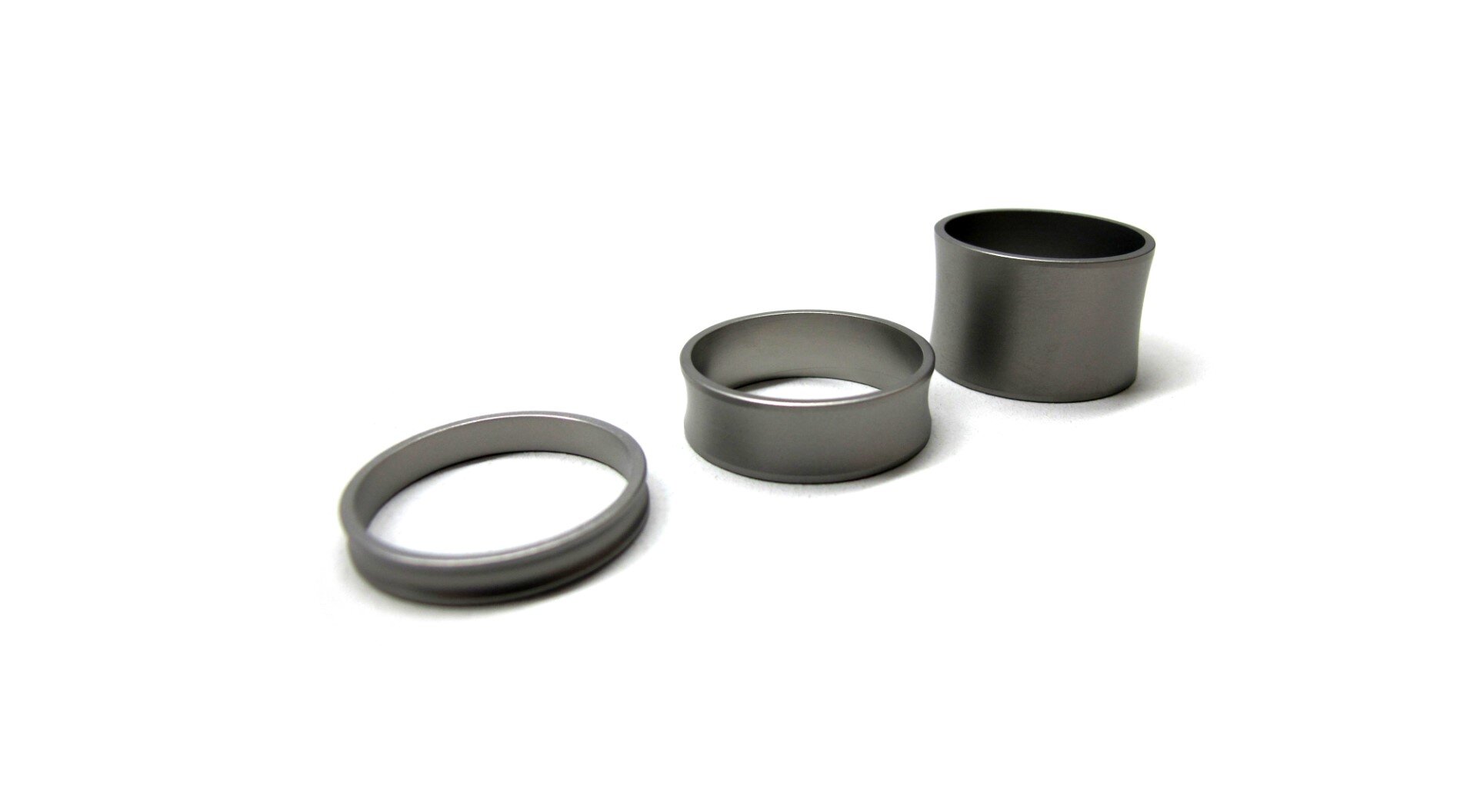 Titanium Headset Spacer 11/8" Hourglass — TI CYCLES FABRICATION