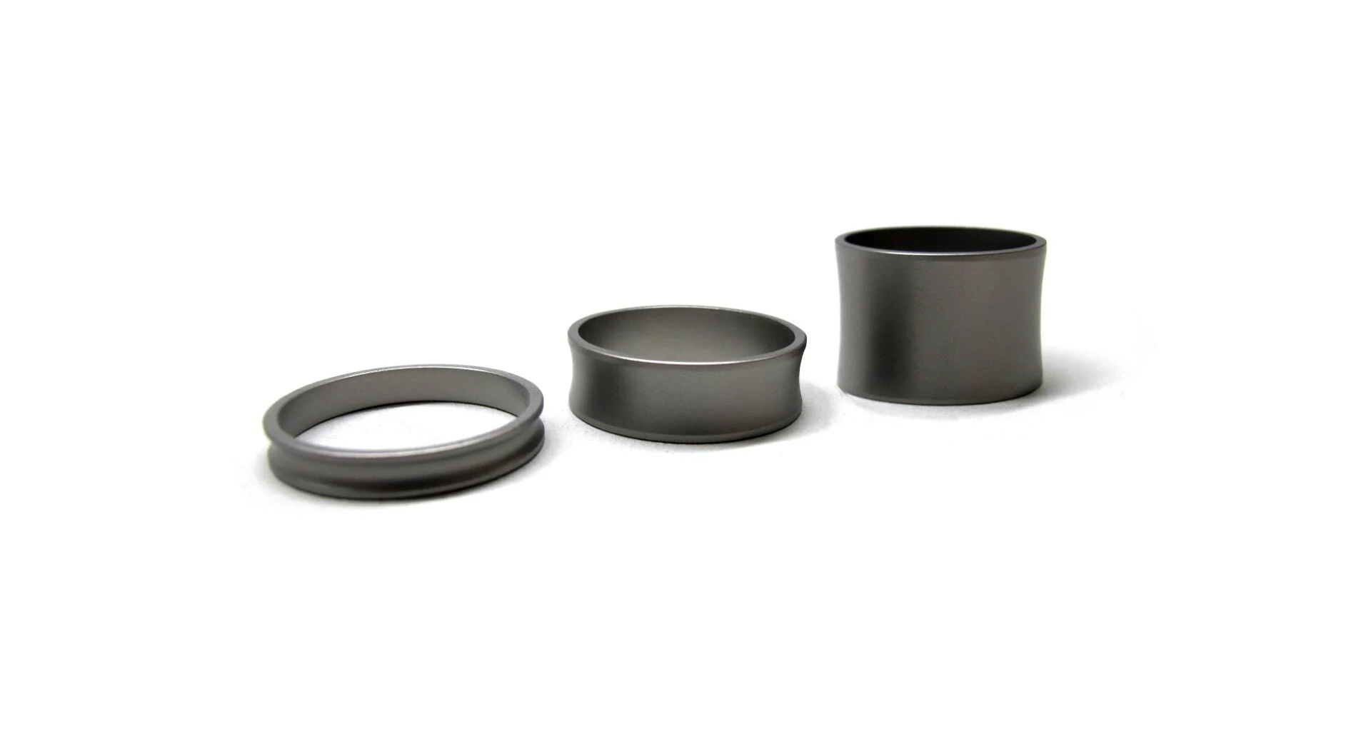 Titanium Headset Spacer 11/8" Hourglass — TI CYCLES FABRICATION