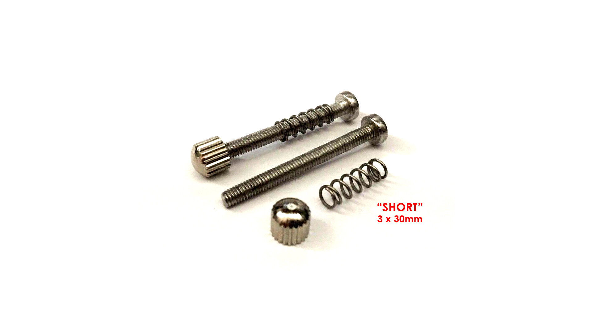 Dropout adjuster set screws w/ springs SHORT 30mm NEW pair vintage restoration 