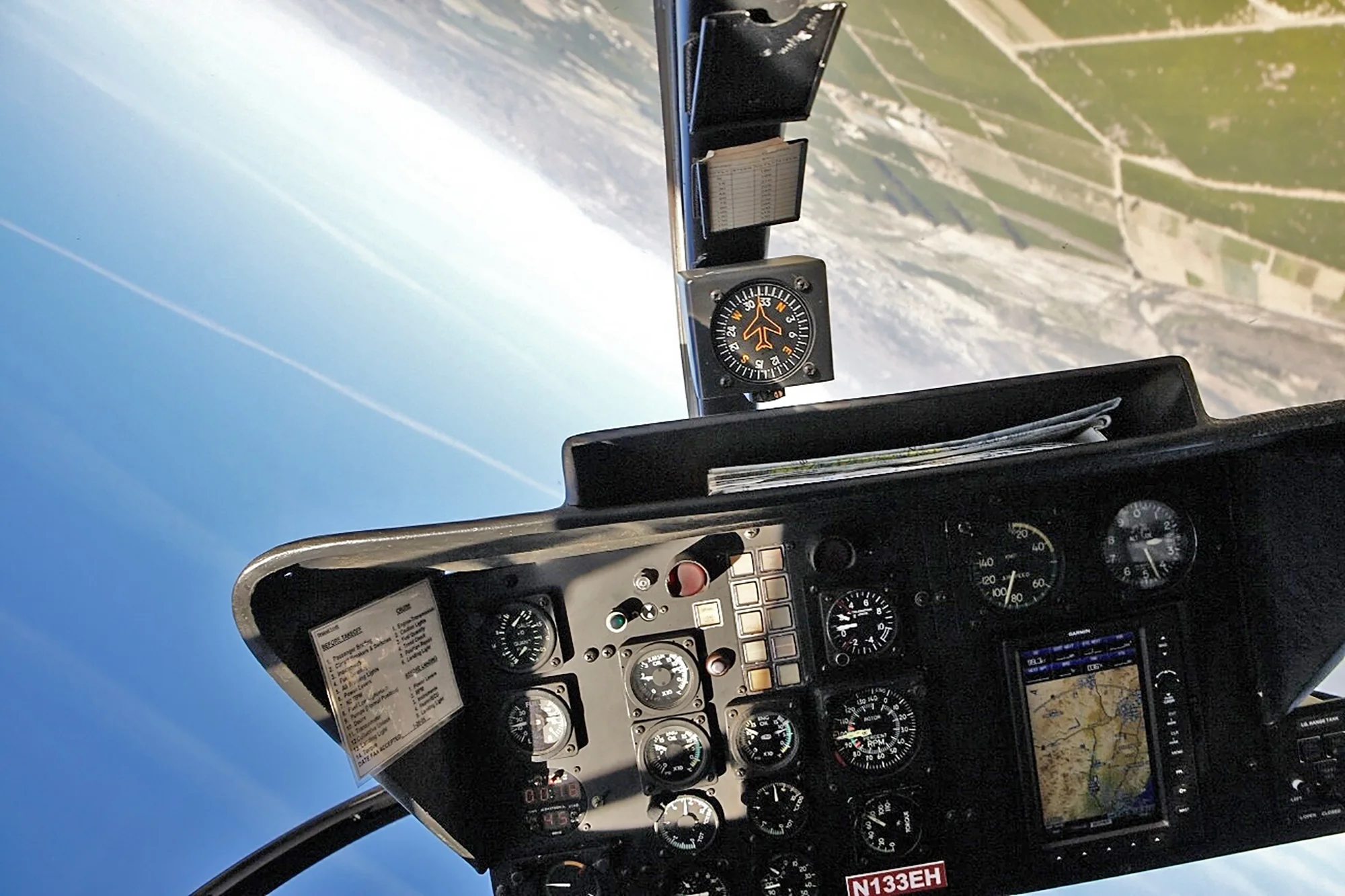 Inverted in the Red Bull Helicopter