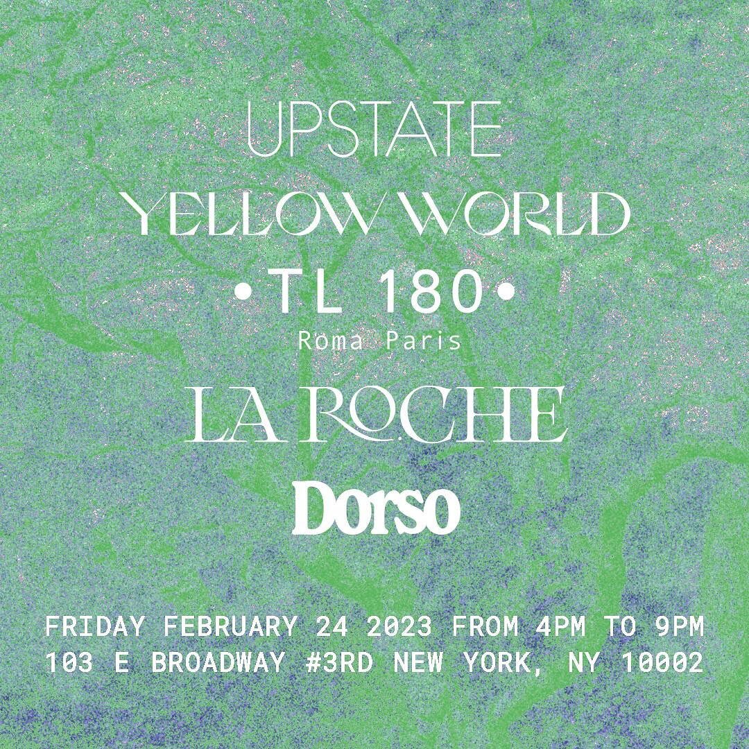 NYC! We are coming to you this weekend with one of THE best collections yet and it&rsquo;s all available IRL. Friday with @tl180 @upstate___ @_theyellowworld_ @dorsonightwear @o.laroche