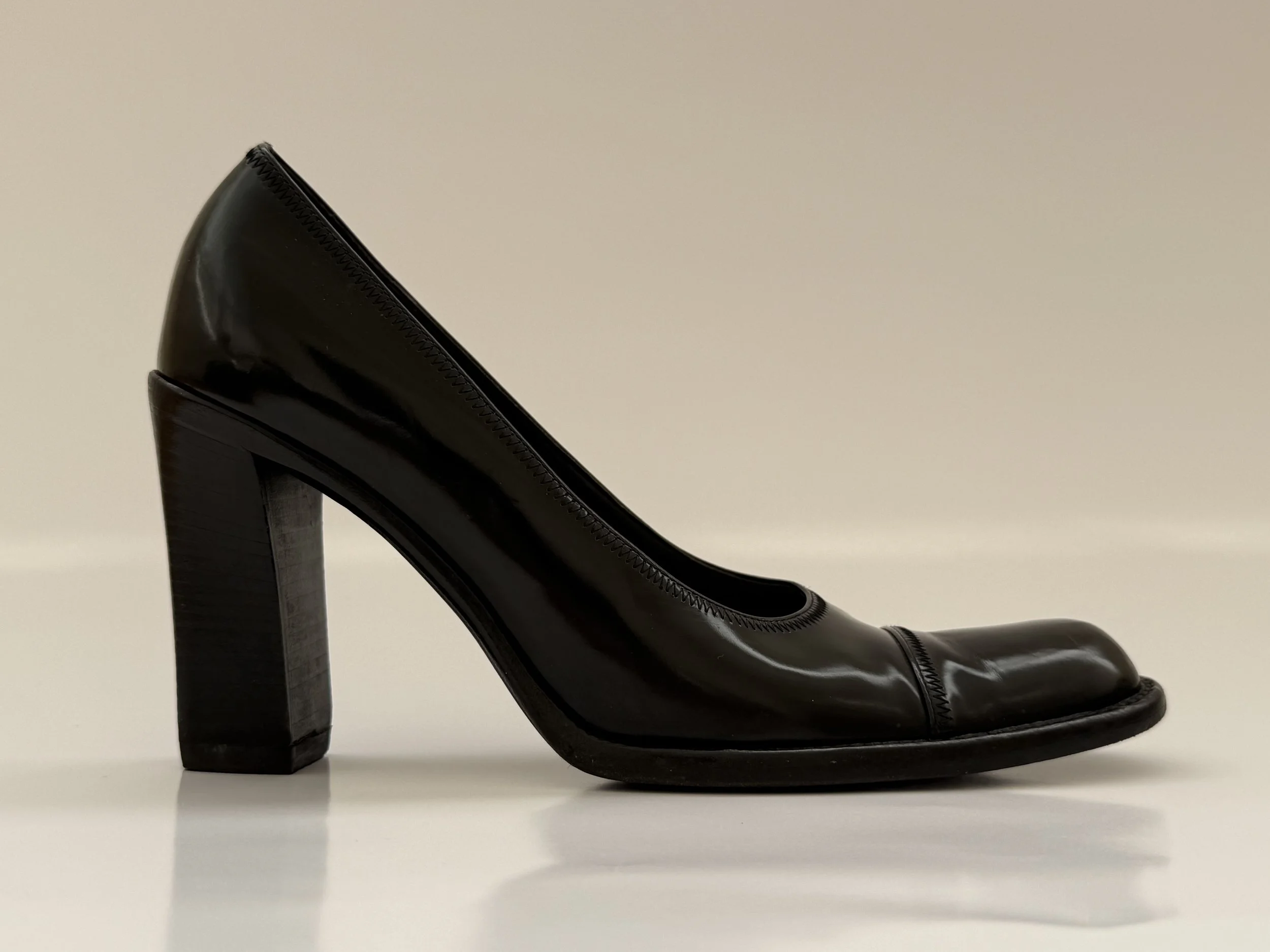 Vintage Prada Pumps in Dark Forrest |37|