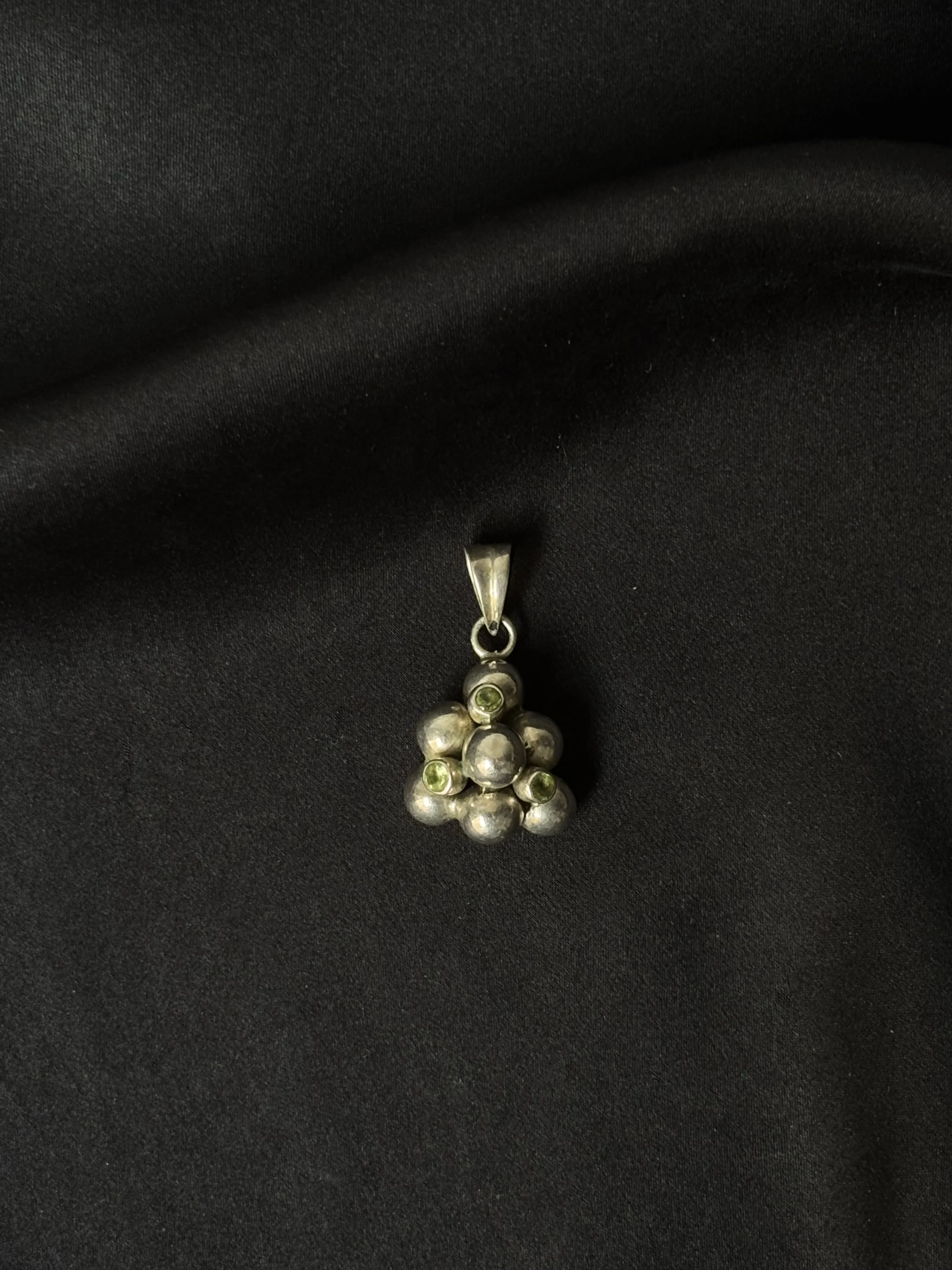 Vintage Silver and Peridot Bubbles