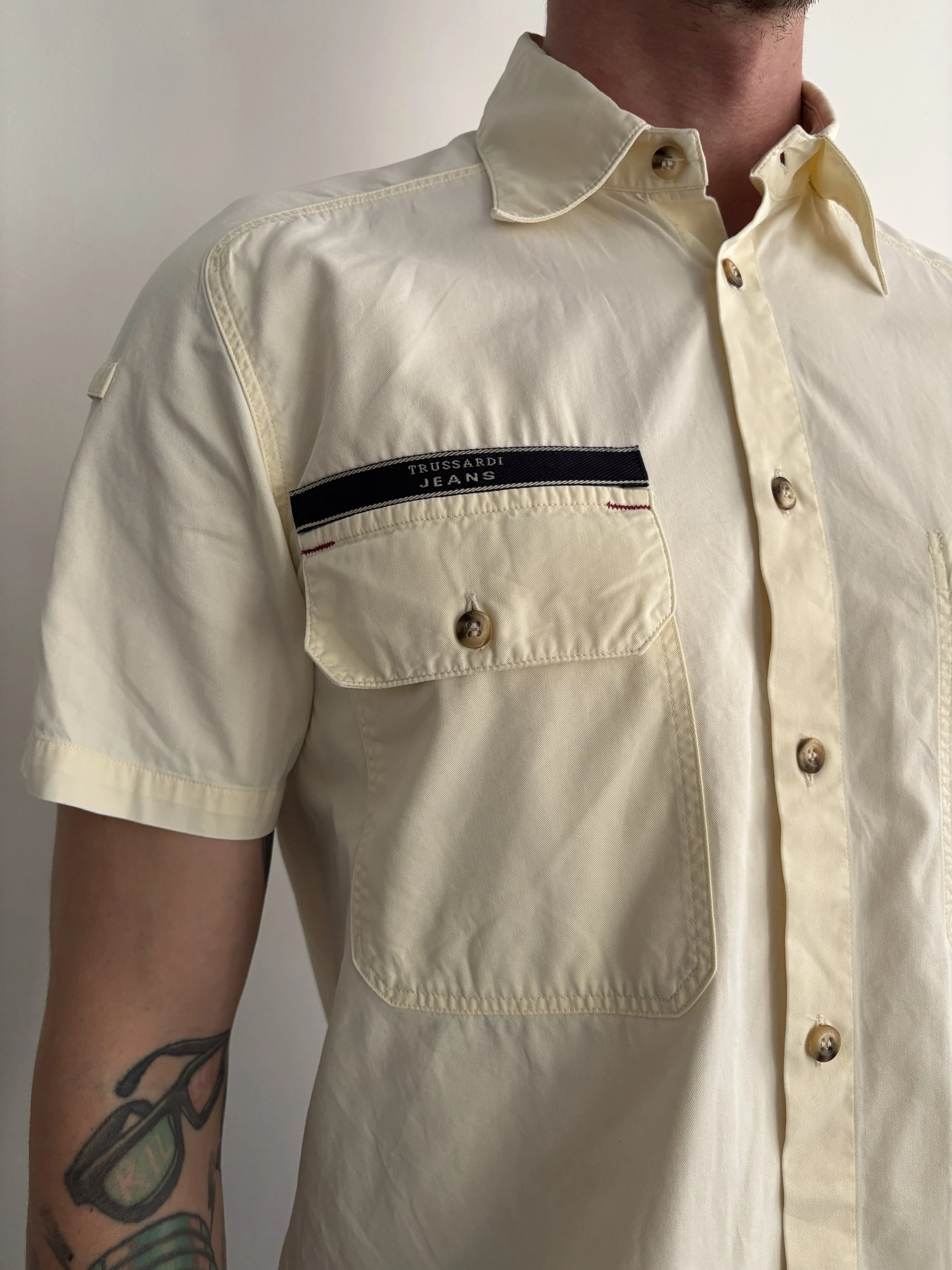 Vintage Trussardi Shirt in Butter