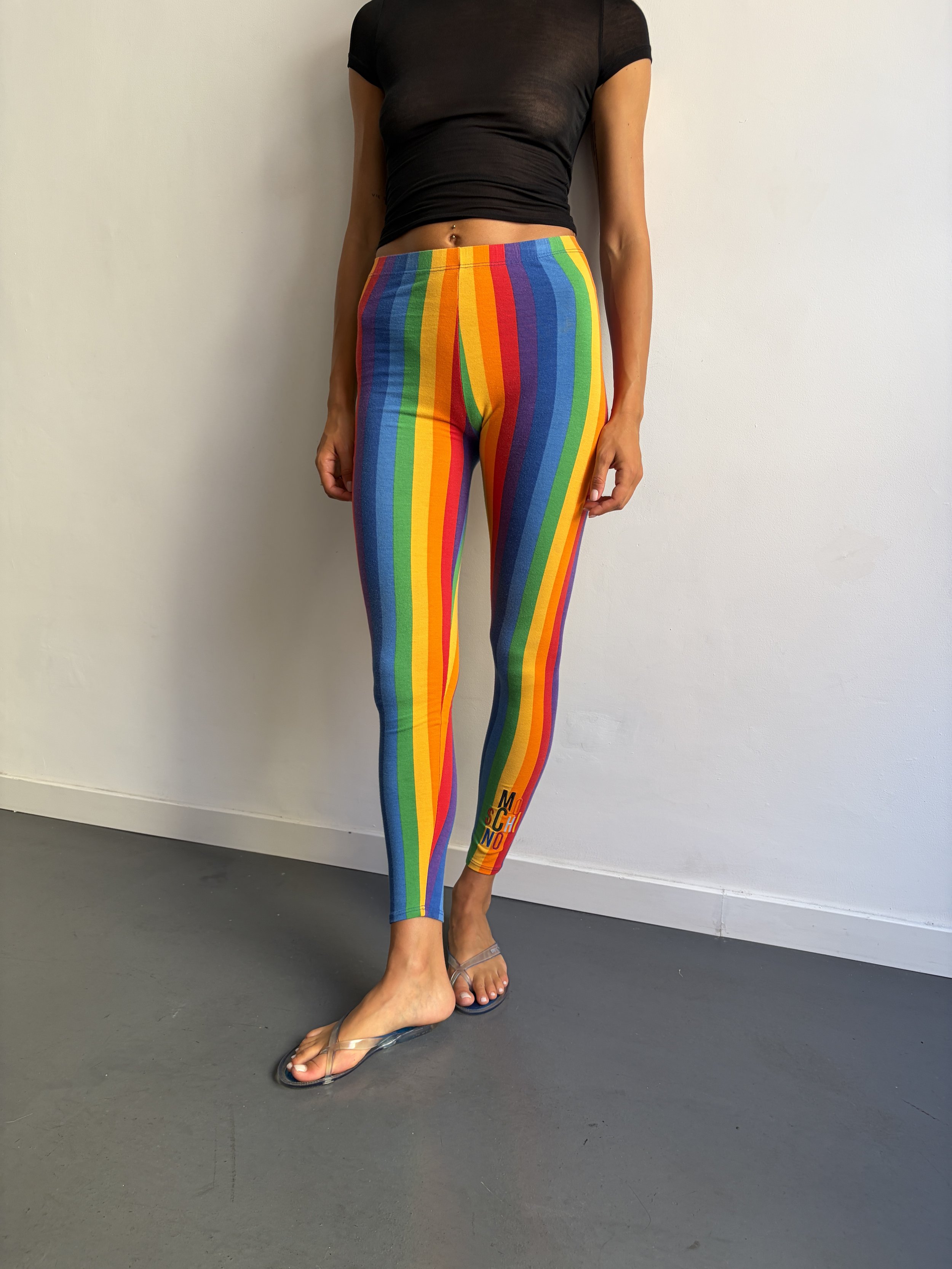 Vintage Moschino Sweatpants in Rainbow