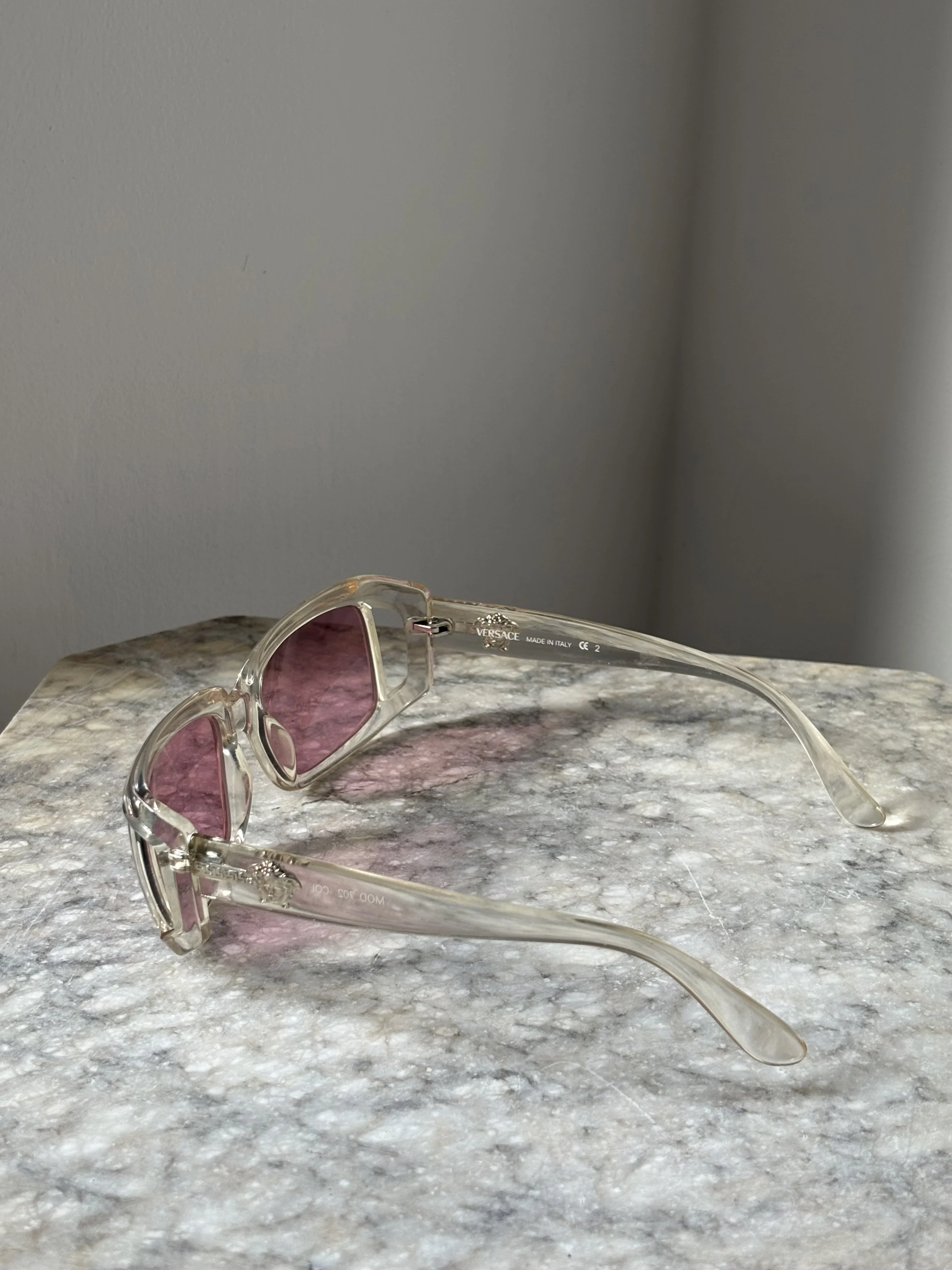 Vintage Versace Sunglasses  in Rose