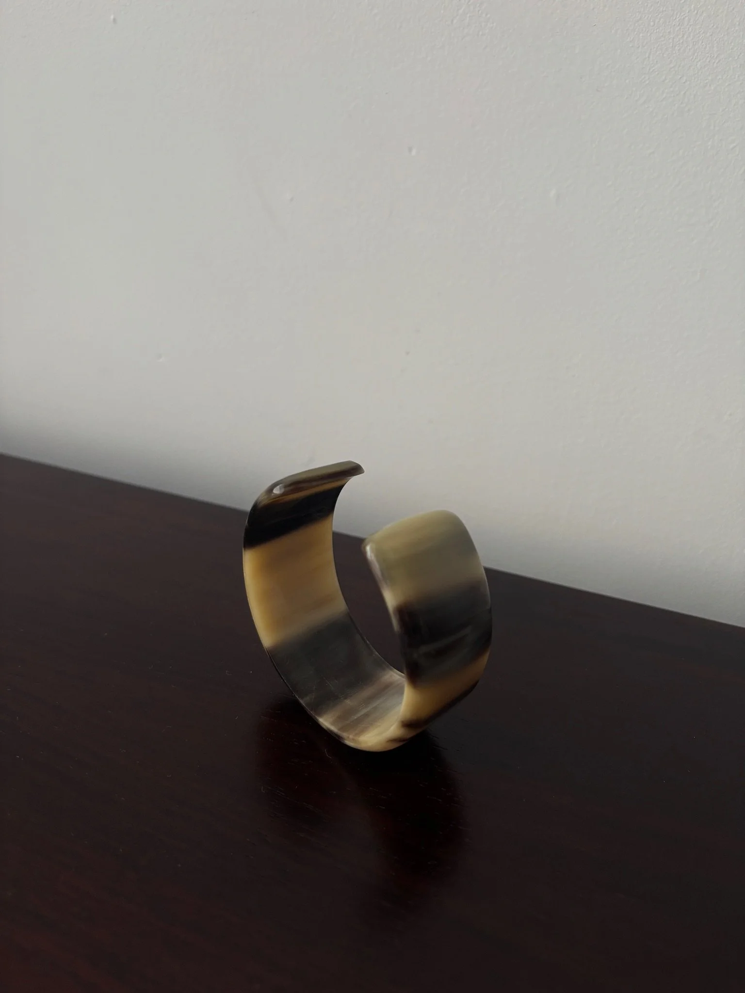 Vintage Bone Cuff in Natural